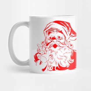 Red Santa Claus Mug